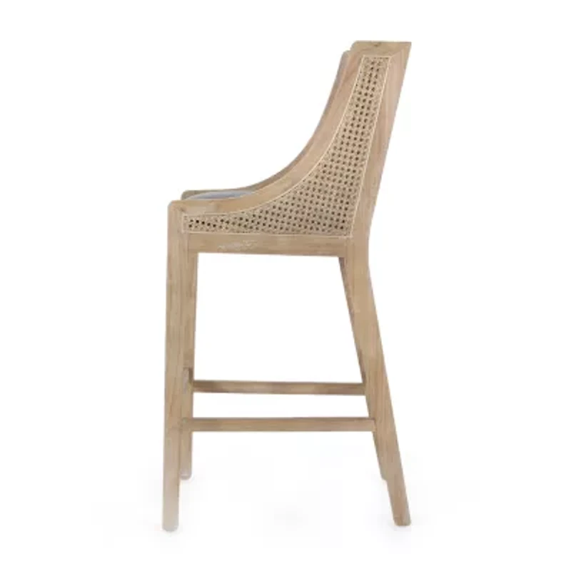 Breck 2Pc Counter Height Upholstered Bar Stool