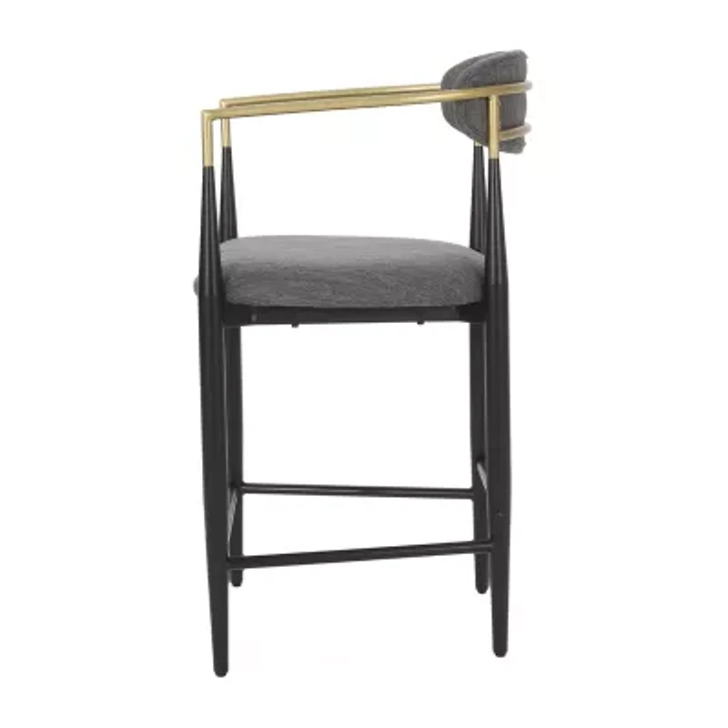Elmore 2Pc Counter Height Upholstered Bar Stool