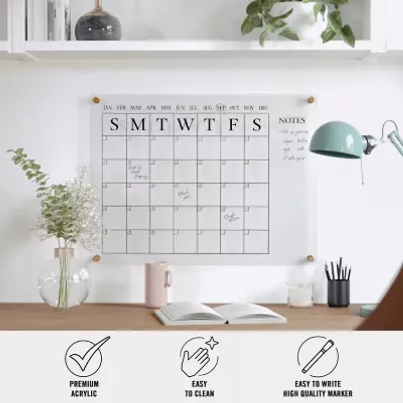 Martha Stewart Wall Calendar With Notes