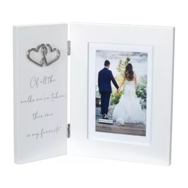 Malden "4""X6""/5""X7"" Of All The Walks Heart" Tabletop Frame