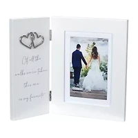 Malden "4""X6""/5""X7"" Of All The Walks Heart" Tabletop Frame