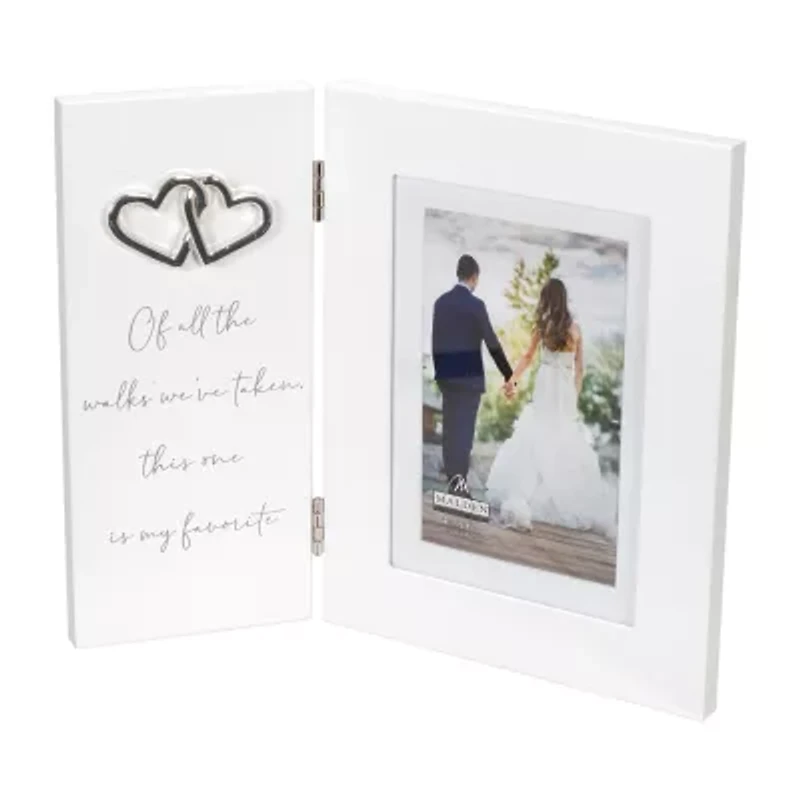 Malden "4""X6""/5""X7"" Of All The Walks Heart" Tabletop Frame