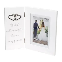 Malden "4""X6""/5""X7"" Of All The Walks Heart" Tabletop Frame