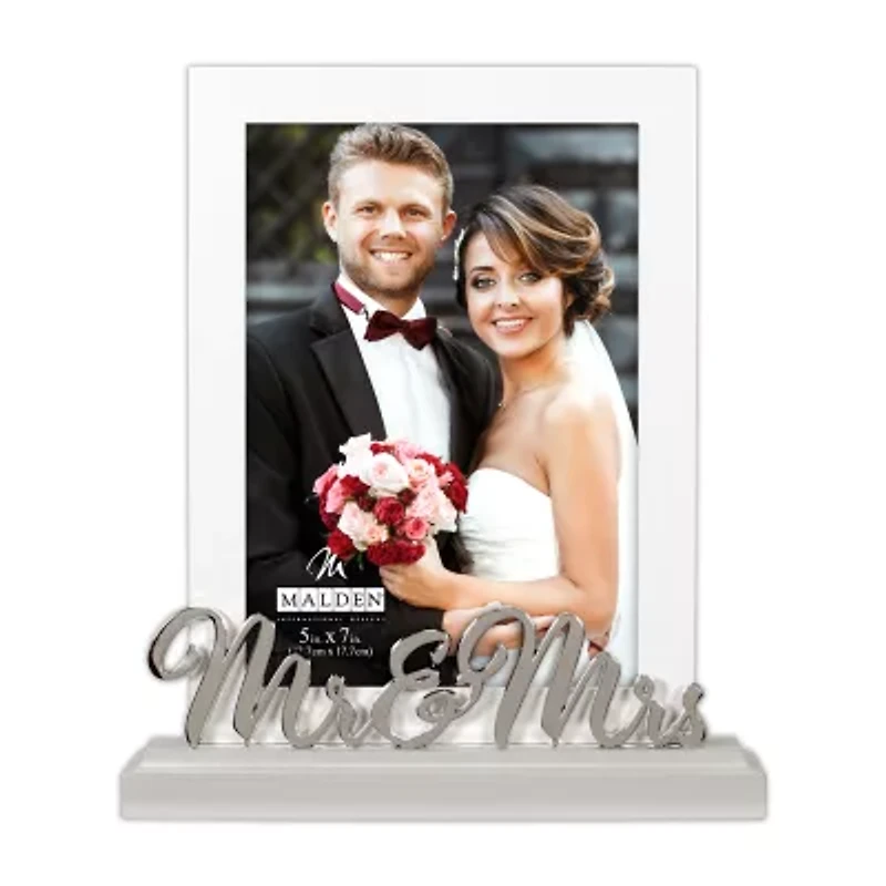Malden "5""X7"" Mr & Mrs Platform" Tabletop Frame