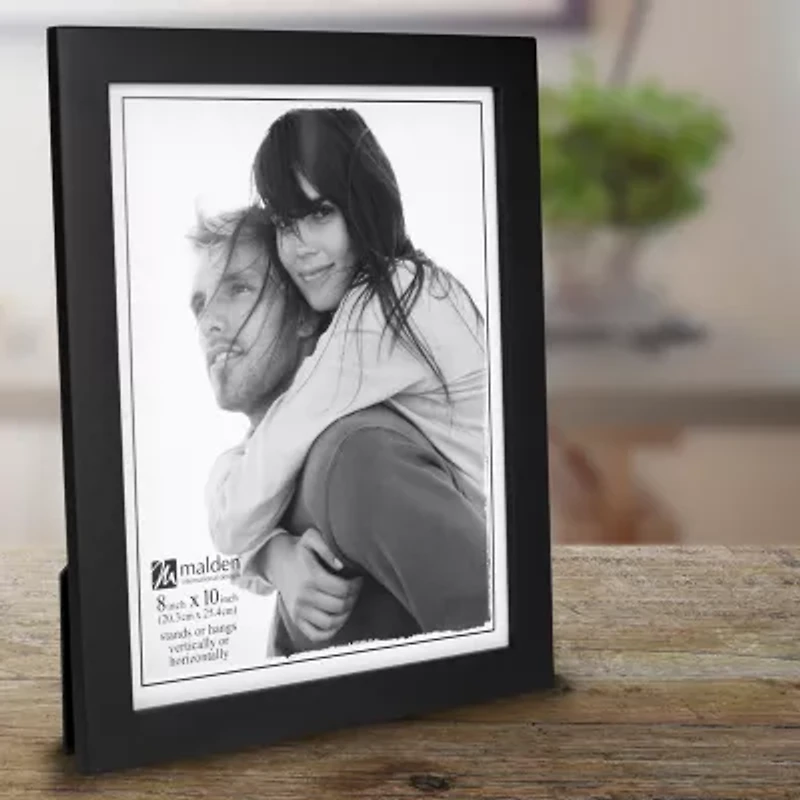 Malden 8"X10" Black Linear Tabletop Frame