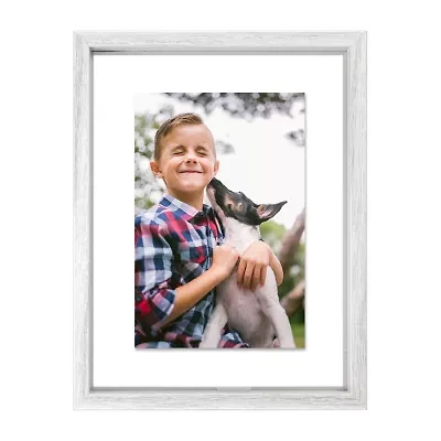 Malden "5""X7"" & 6""X8"" White Deep Float" Tabletop Frame