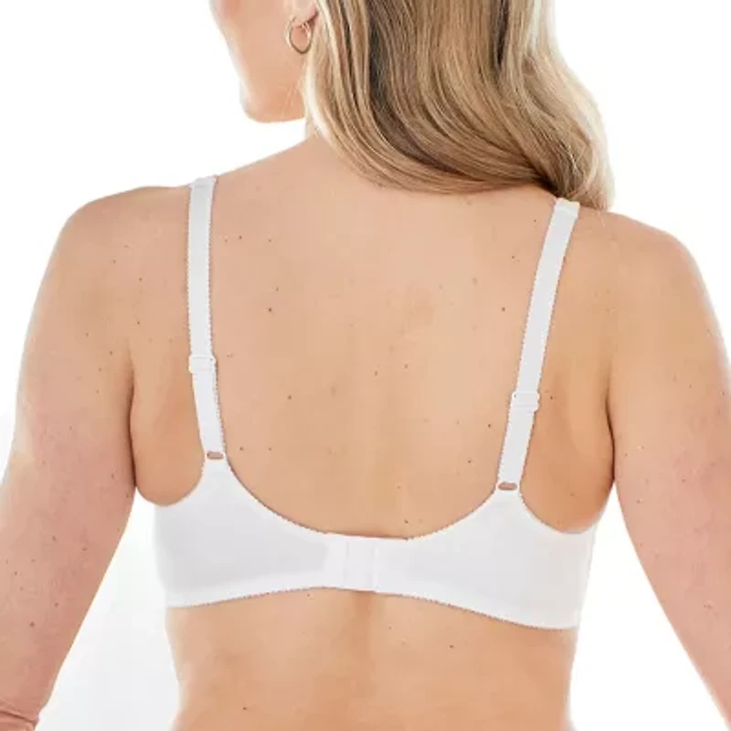 Bestform Satin Trim Wireless Cotton Bra with Unlined Cups-5006715
