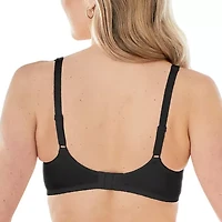Bestform Satin Trim Wireless Cotton Bra with Unlined Cups-5006715