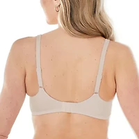 Bestform Satin Trim Wireless Cotton Bra with Unlined Cups-5006715