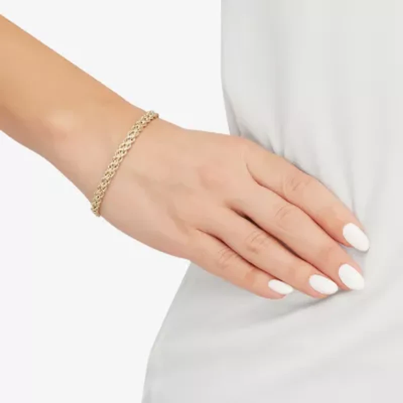 10K Gold  4.9mm 7.25" Double Rope Bracelet