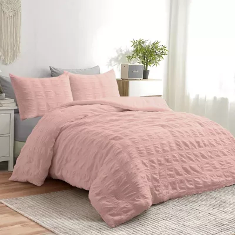 St. James Home All Season Bubble Ruched Midweight Comforter Set