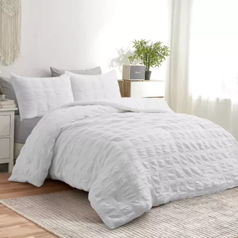 St. James Home All Season Bubble Ruched Midweight Comforter Set