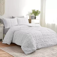 St. James Home All Season Bubble Ruched Midweight Comforter Set
