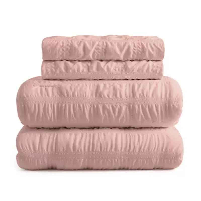 St. James Home All Season Bubble Ruched Midweight Comforter Set