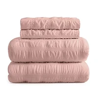 St. James Home All Season Bubble Ruched Midweight Comforter Set