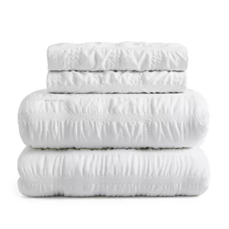 St. James Home All Season Bubble Ruched Midweight Comforter Set