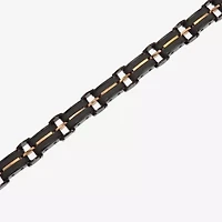 Mens Stainless Steel 8 1/2 Inch Link Bracelet