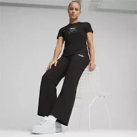 PUMA Womens Mid Rise Straight Leg Active Full Length Leggings