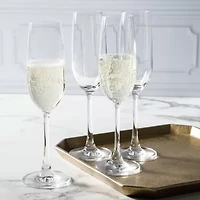 Martha Stewart Vivica 4-pc. Champagne Flute