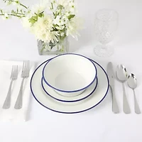 Martha Stewart Chauncey  Hobnail 4-pc. Glass Goblet Set