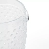 Martha Stewart Chauncey Hobnail Glass Serving Pitcher