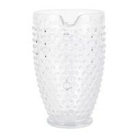 Martha Stewart Chauncey Hobnail Glass Serving Pitcher