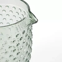 Martha Stewart Chauncey Hobnail Glass Serving Pitcher