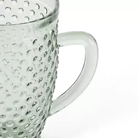 Martha Stewart Chauncey Hobnail Glass Serving Pitcher