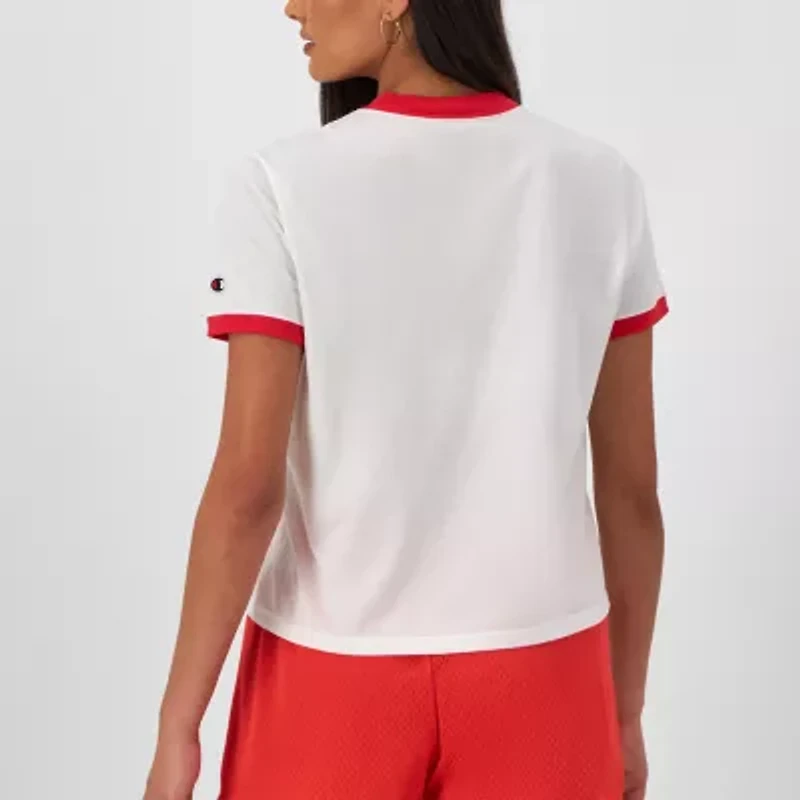 Champion Womens Crew Neck Short Sleeve Active T-Shirt