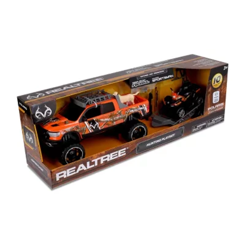 Realtree Hunting Playset Ram 1500 With Dog 10-pc. Toy Playset