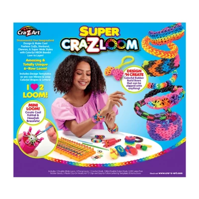 Cra-Z-Art Diy Bracelet Loom Kit Craft Kit