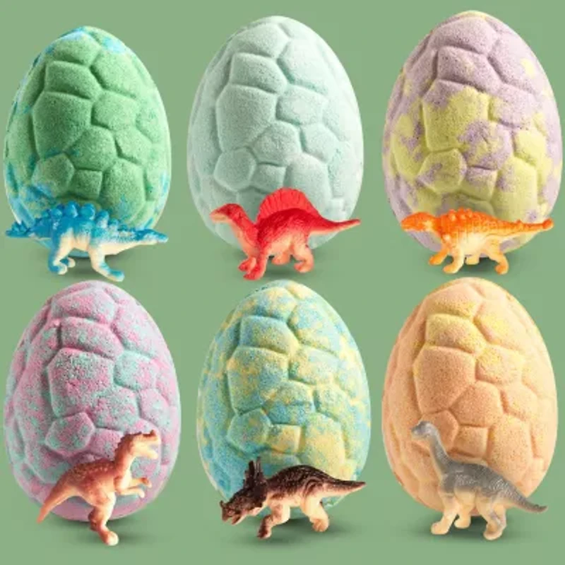 Lovery 12-Pc. Dinosaur Gift Set 6 Bath Bomb Toys With Surprises Inside