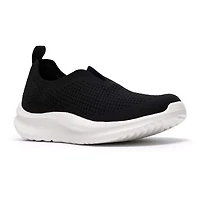 Clarks Solevana Knit Cloudsteppers Womens Round Slip-On Shoe