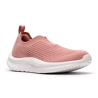 Clarks Solevana Knit Cloudsteppers Womens Round Slip-On Shoe