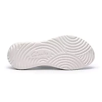 Clarks Solevana Knit Cloudsteppers Womens Round Slip-On Shoe