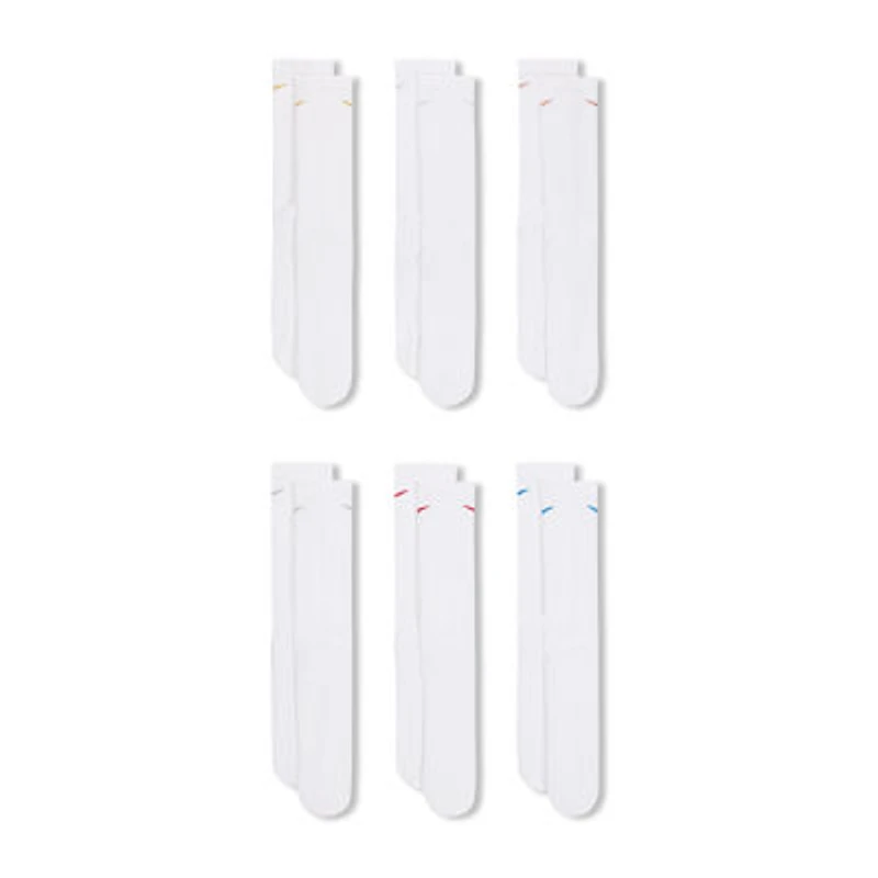 Nike Everyday Plus Cushioned Unisex Adult 6 Pair Crew Socks