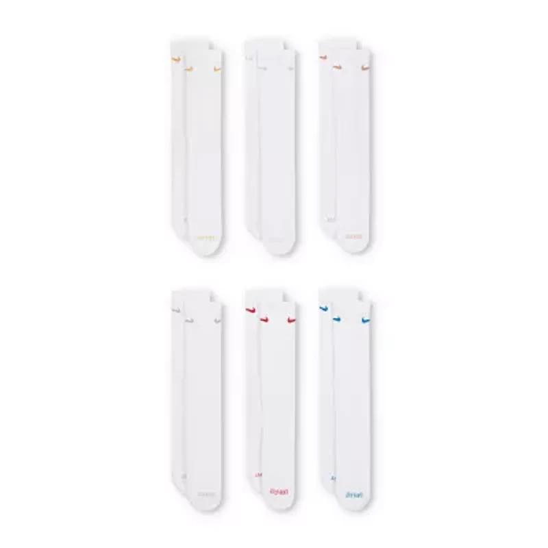 Nike Everyday Plus Cushioned Unisex Adult 6 Pair Crew Socks