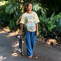 Roxy Big Kid Girls Crew Neck Short Sleeve Graphic T-Shirt