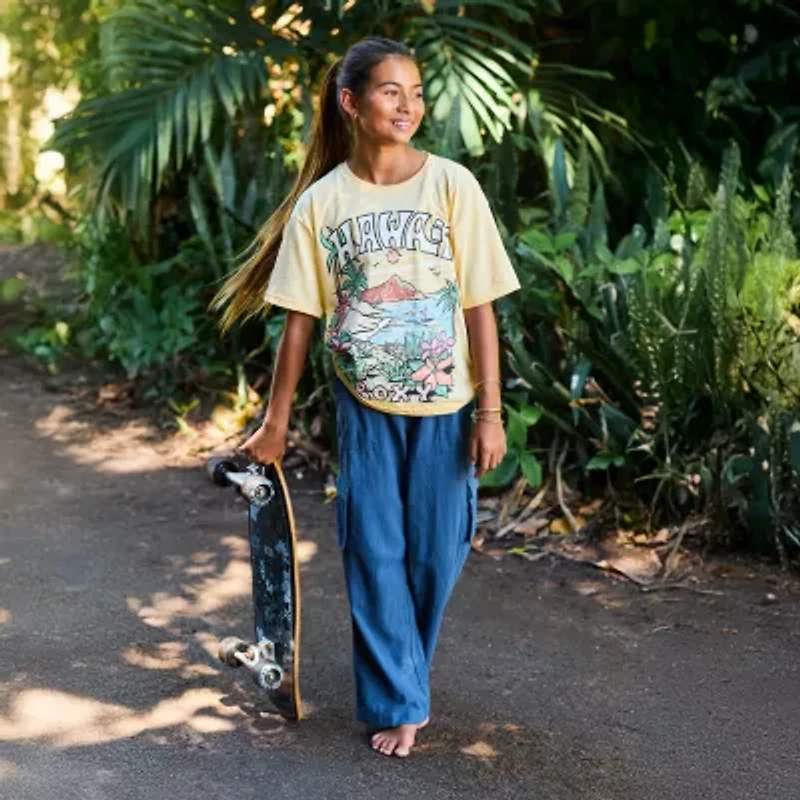 Roxy Big Kid Girls Wide Leg Cargo Pant