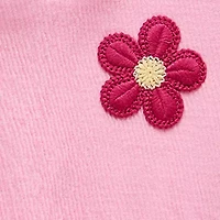 Okie Dokie Baby Girls Round Neck Short Sleeve Regular Fit Graphic T-Shirt