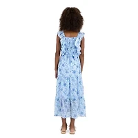 Speechless Big Kid Girls Sleeveless Floral Maxi Dress