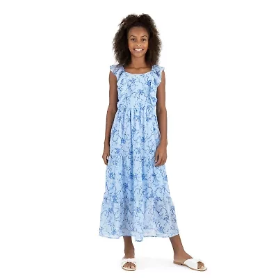 Speechless Big Kid Girls Sleeveless Floral Maxi Dress