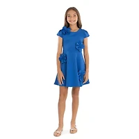 Speechless Big Kid Girls Short Sleeve A-Line Dress