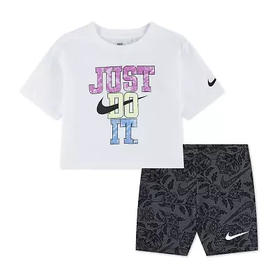Nike Toddler Girls 2-pc. Short Set