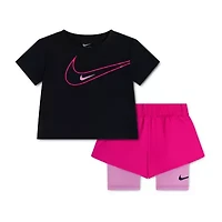 Nike Toddler Girls 2-pc. Short Set