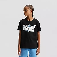 Nike Big Kid Unisex Crew Neck Short Sleeve Regular Fit Graphic T-Shirt