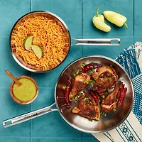 Jenny Martinez Stainless Steel 2-pc. Frying Pan Set