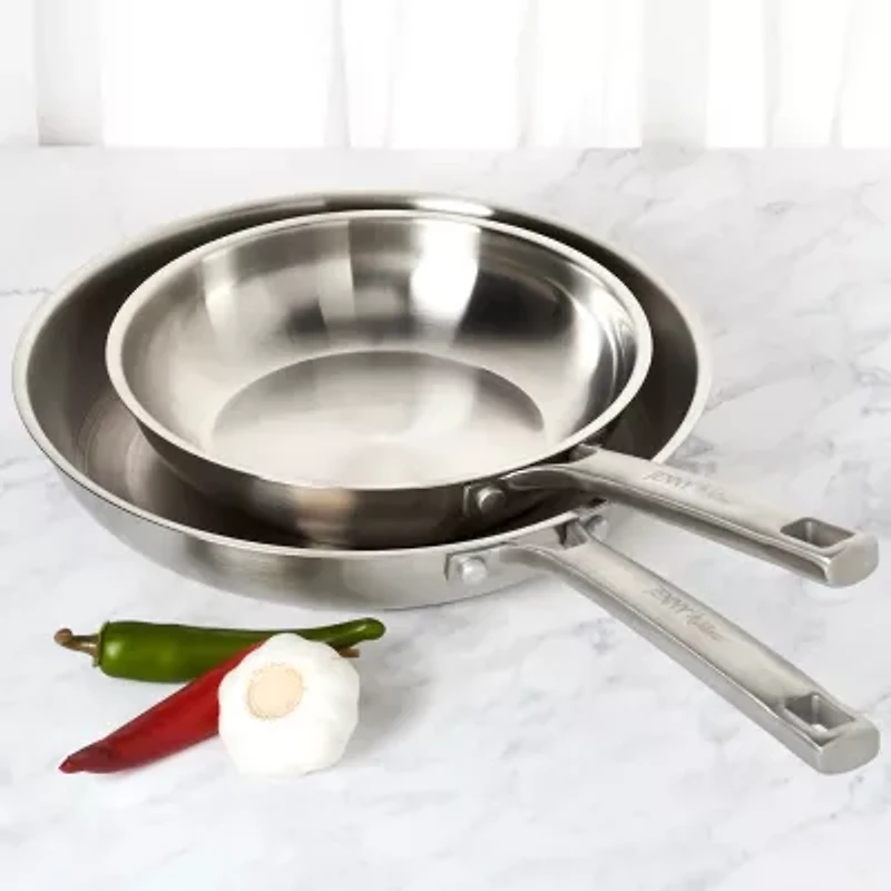 Jenny Martinez Stainless Steel 2-pc. Frying Pan Set