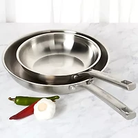 Jenny Martinez Stainless Steel 2-pc. Frying Pan Set