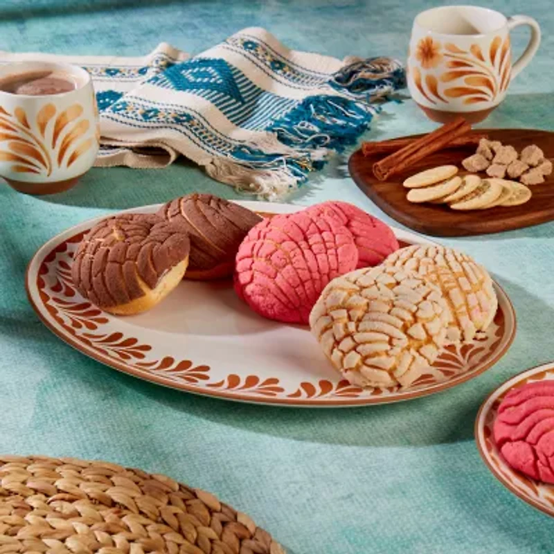 Jenny Martinez 16"X12" Oval Stoneware Serving Platter